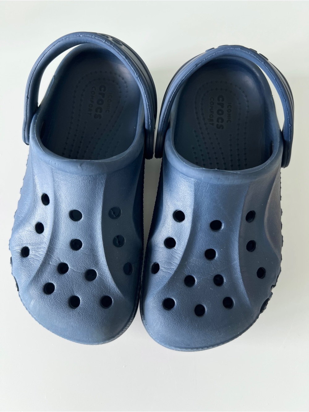 EUC Navy Blue Crocs Clogs - 11 - Picture 9 of 9